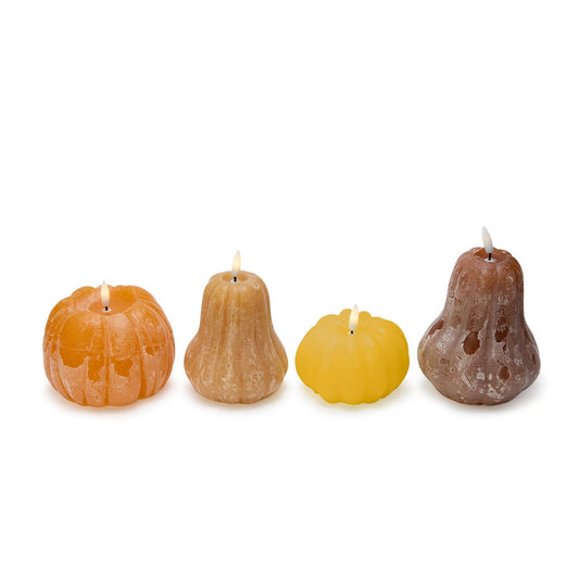 Flameless Pumpkin or Gourd Candle - Large