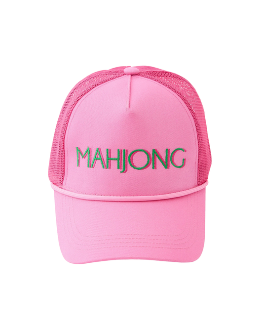 Pink Mahjong Hat