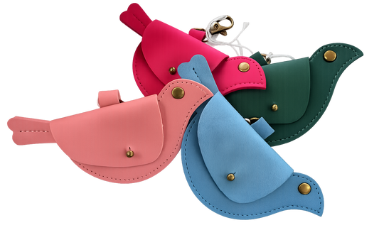 Bird Dice Pouch - Mahjong Accessory