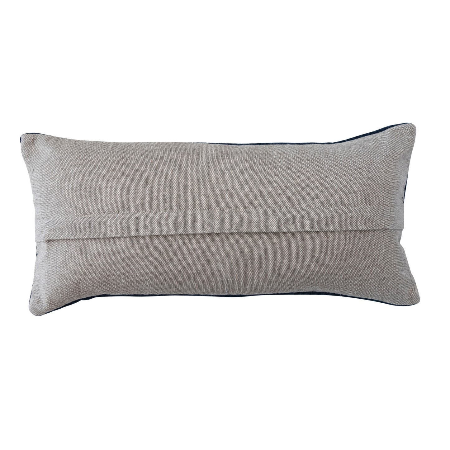 Cotton Velvet Lumbar Pillow with Bug
