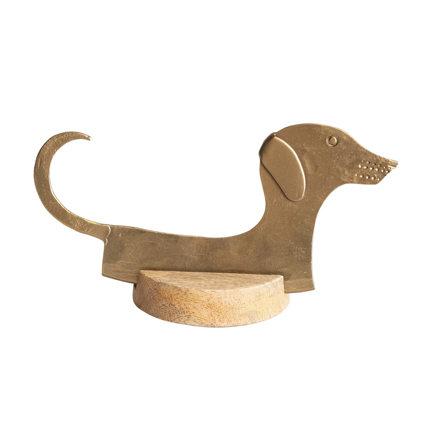 Metal Dog Shaped Cheese Knife with Stand