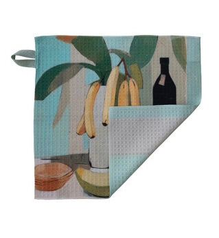 Recycled Microfiber Two Sided Dish Cloth
