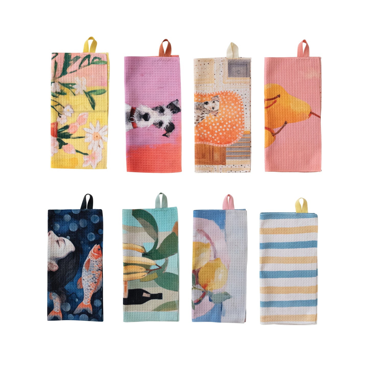 Recycled Microfiber Two Sided Dish Cloth