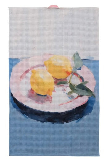 Waffle Weave Recycled Microfiber Two-Sided Tea Towel