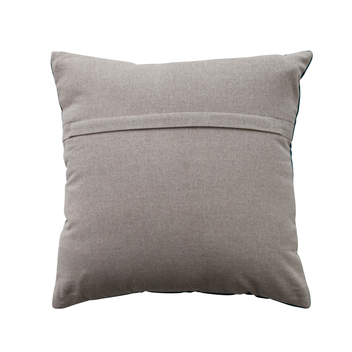 18" Square Velvet Pillow with Peacocks