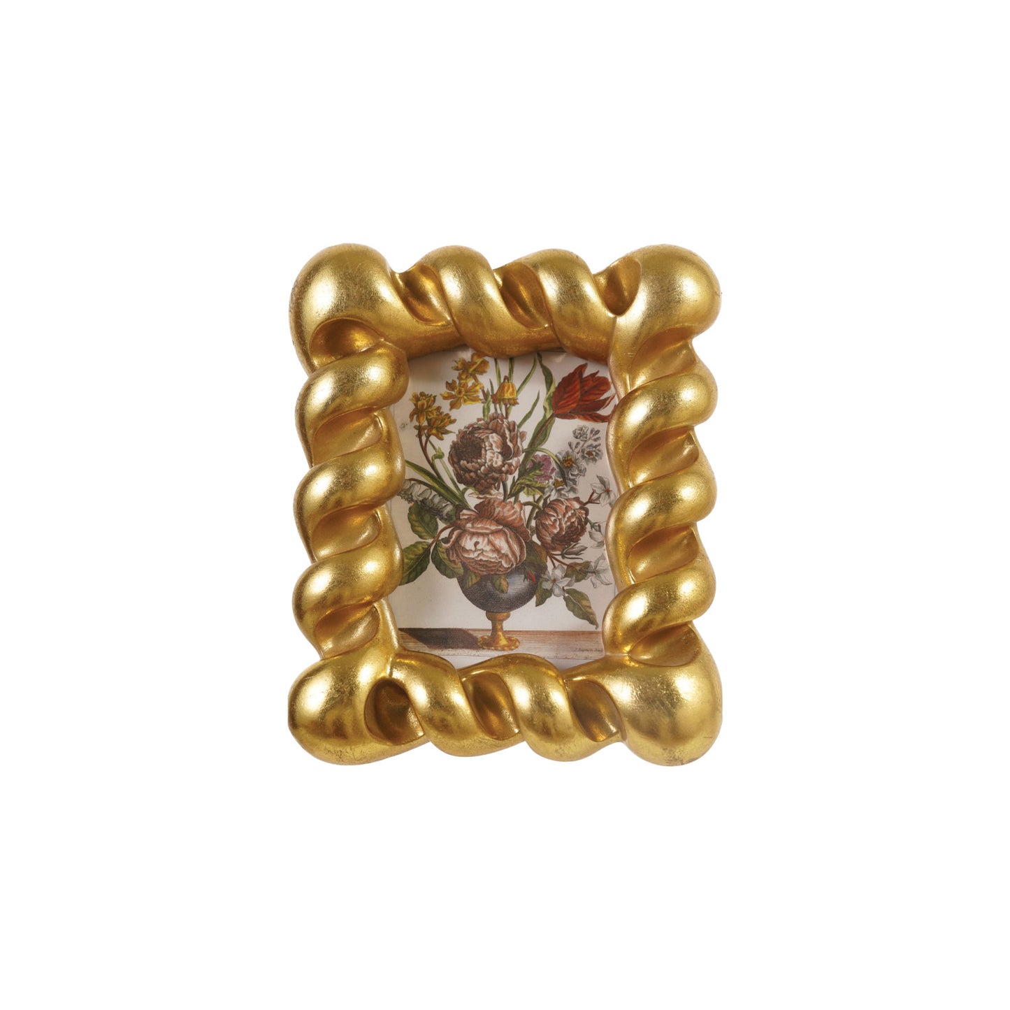 Resin Twisted Photo Frame - Gold Finish
