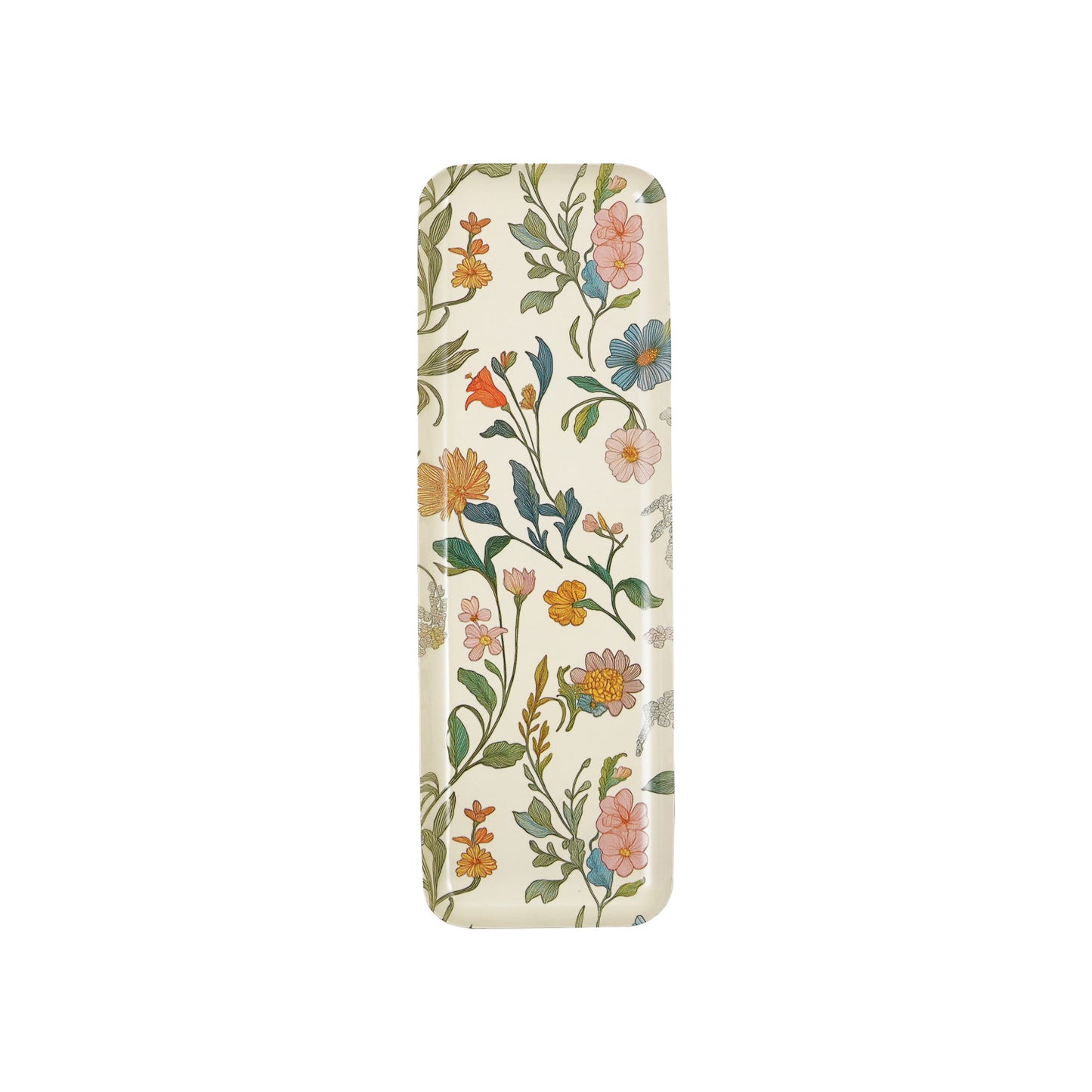 Metal Wall Decor with Floral Pattern