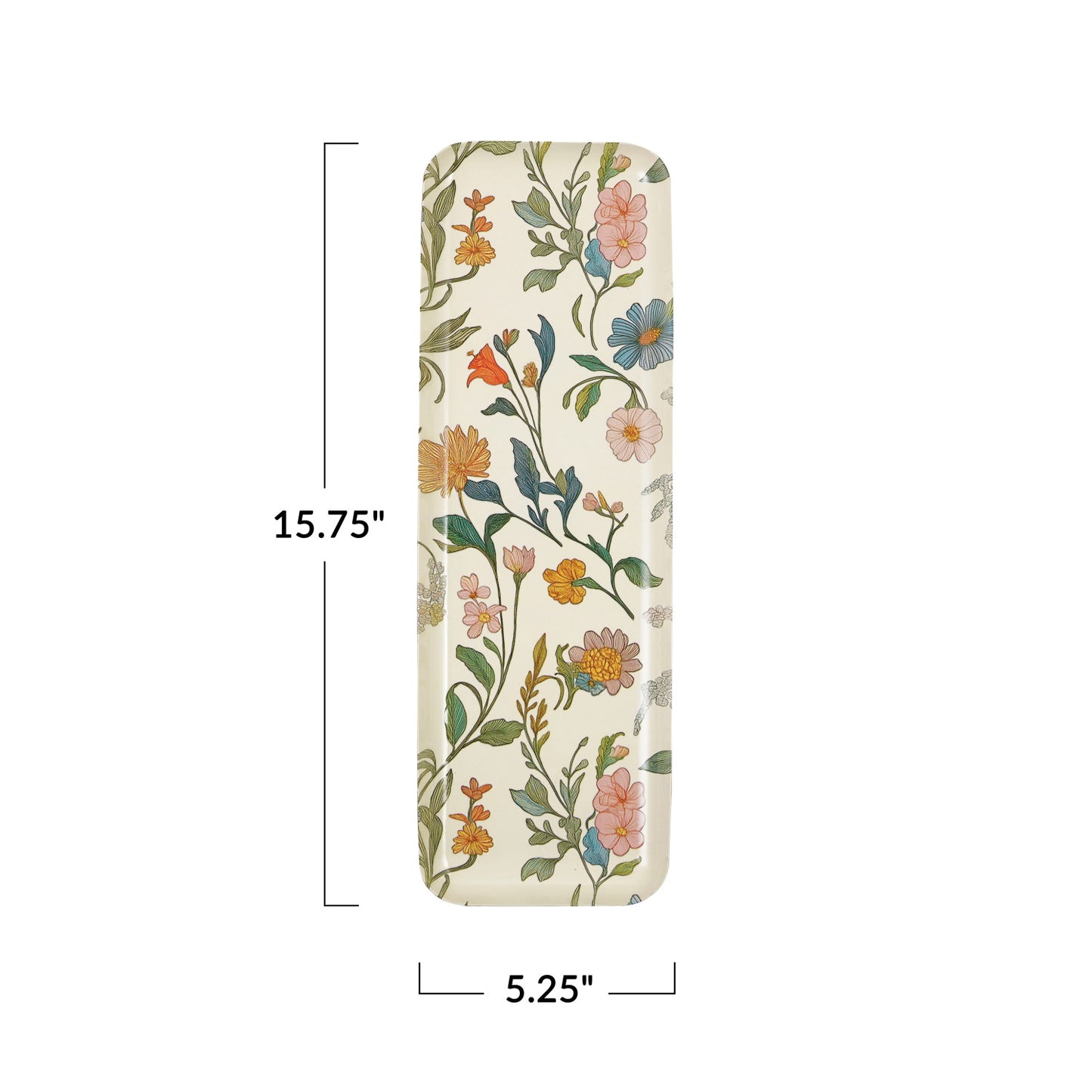 Metal Wall Decor with Floral Pattern