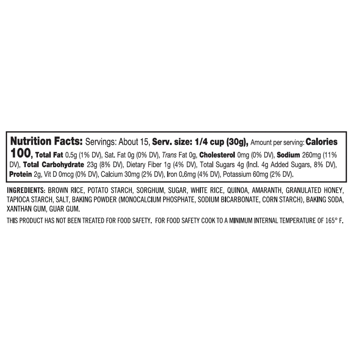 GF Ancient Grain Pancake  Mix