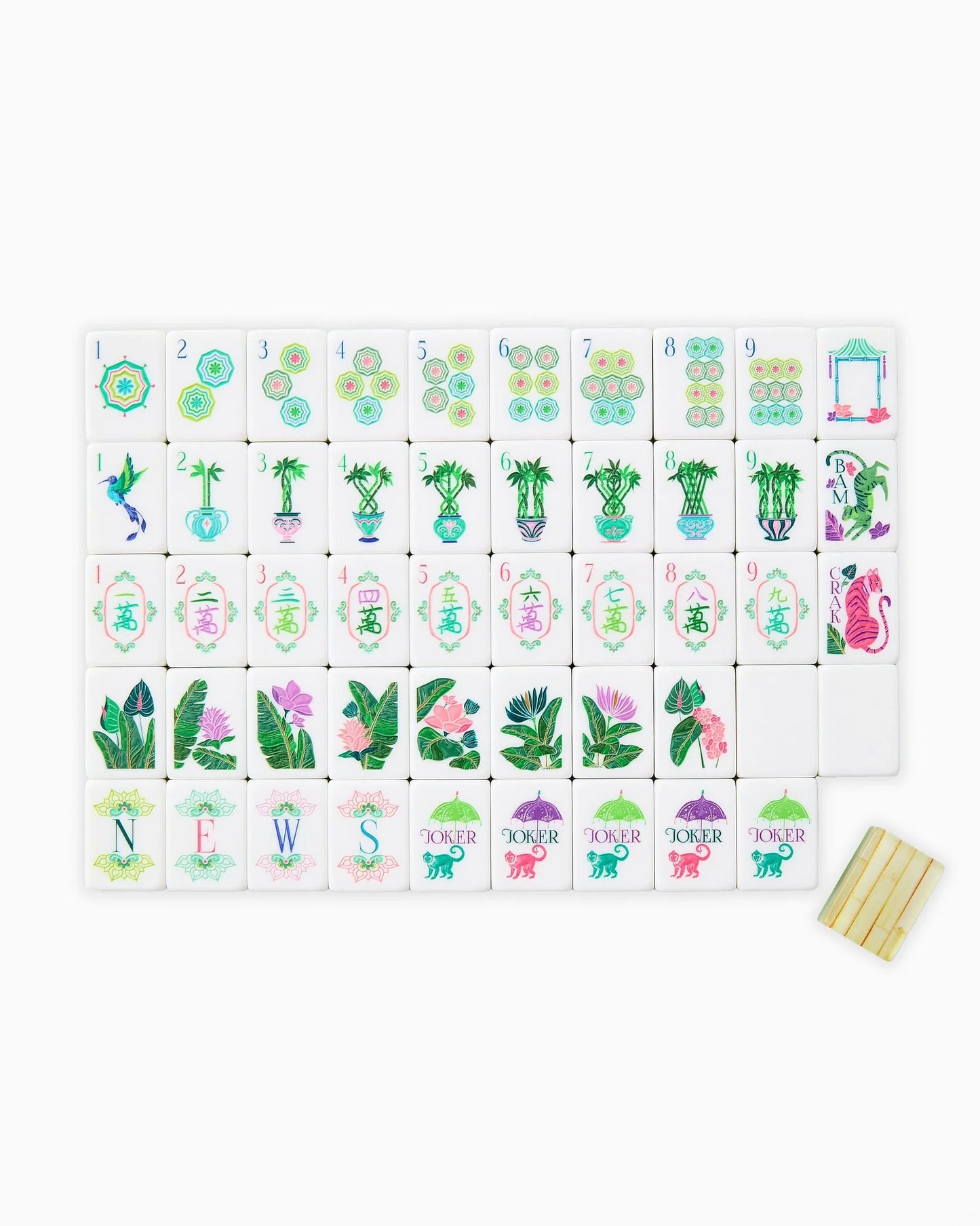 Mahjong Tile Set Palm Royale