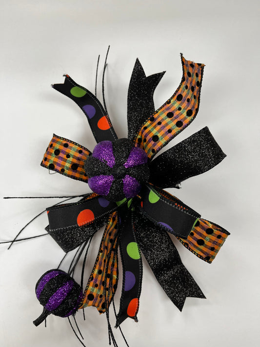 Halloween lantern bow