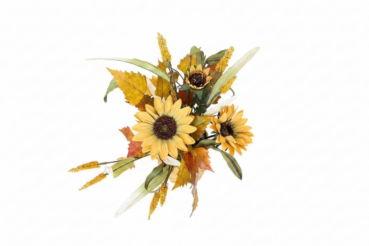 Flower planter fall arrangement