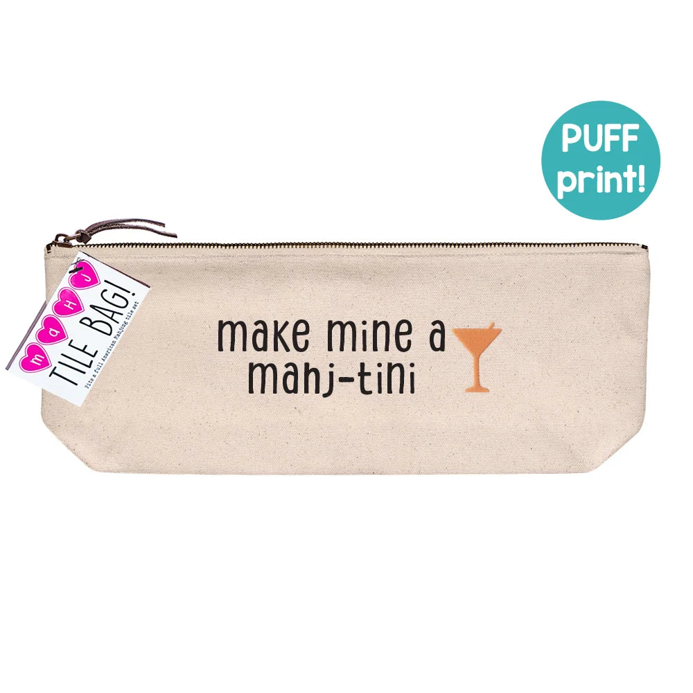 Mahjong Tile Bag - Make Me a Mahj-tini