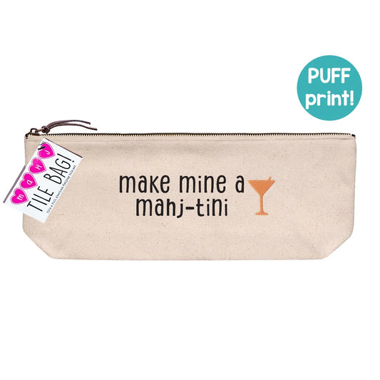 Mahjong Tile Bag - Make Me a Mahj-tini
