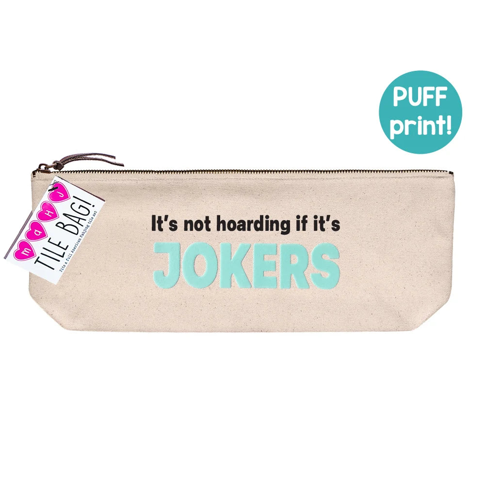 Mahjong Tile Bag - It's not Hoarding if it's Jokers