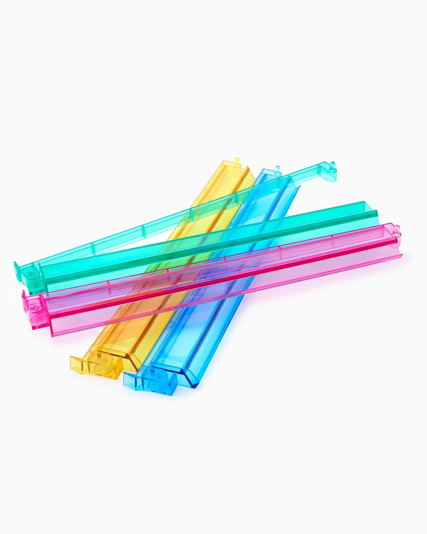Mahjong Multicolor Acrylic Racks & Pushers
