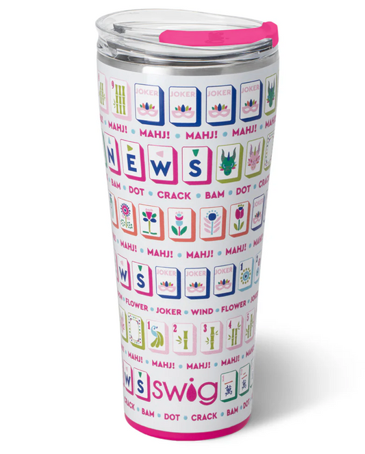 Mahjong Tumbler 32 oz