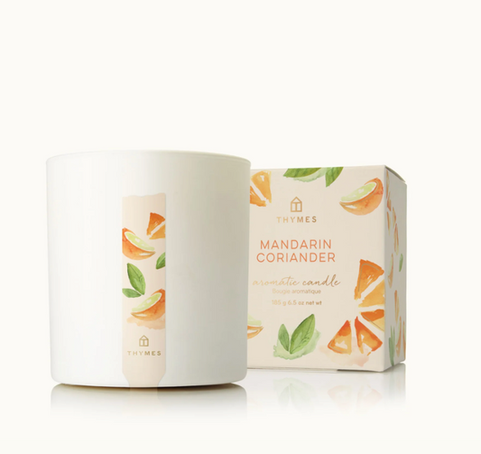 Mandarin Coriander Poured Candle
