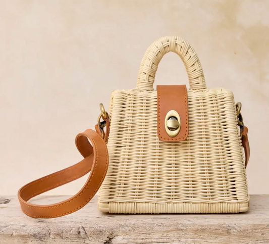 Rattan XBody Handbag Petit Ivory