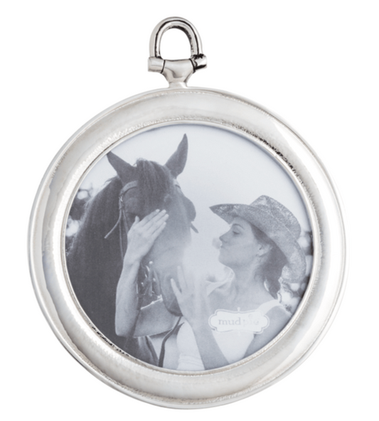 Circle Metal Frame Silver