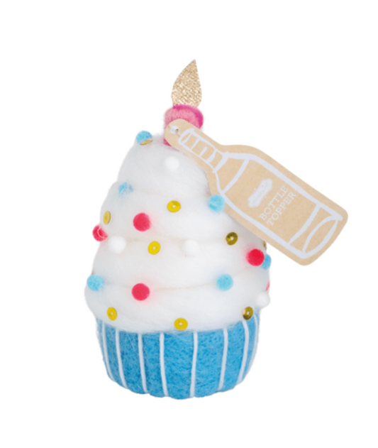 Cupcake Birthday Bottle Topper