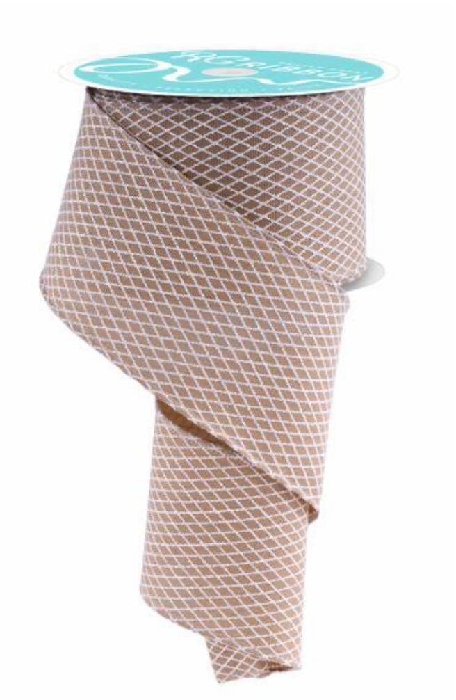 Online-Ribbon 2.5"x10yd Mini Harlequin