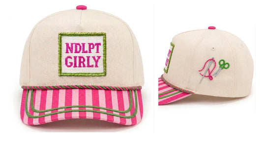 Needlepoint Girly Hat
