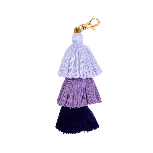 Mahjong Tassel 3 Layer Purple