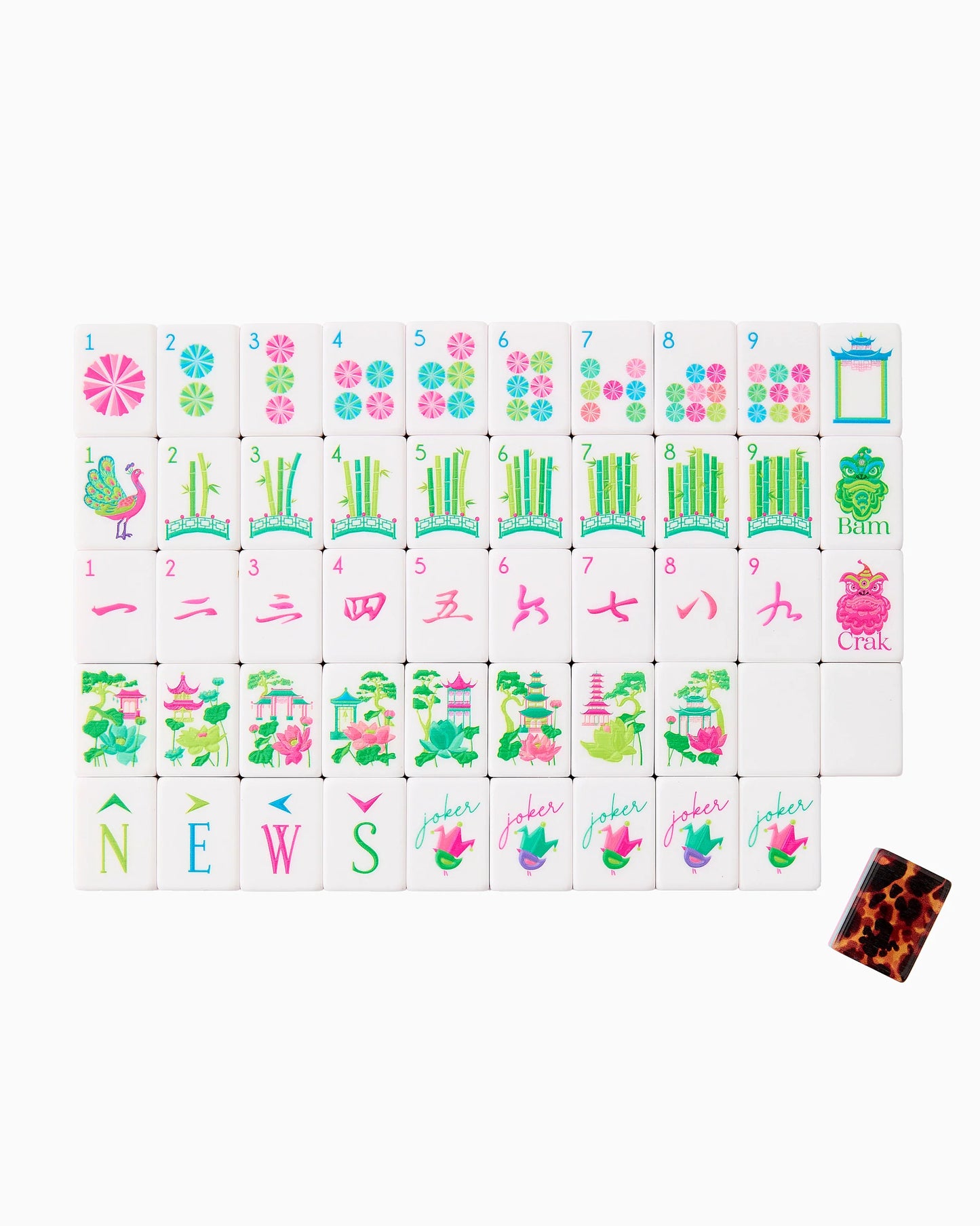 Mahjong Tile Set Glow Wild