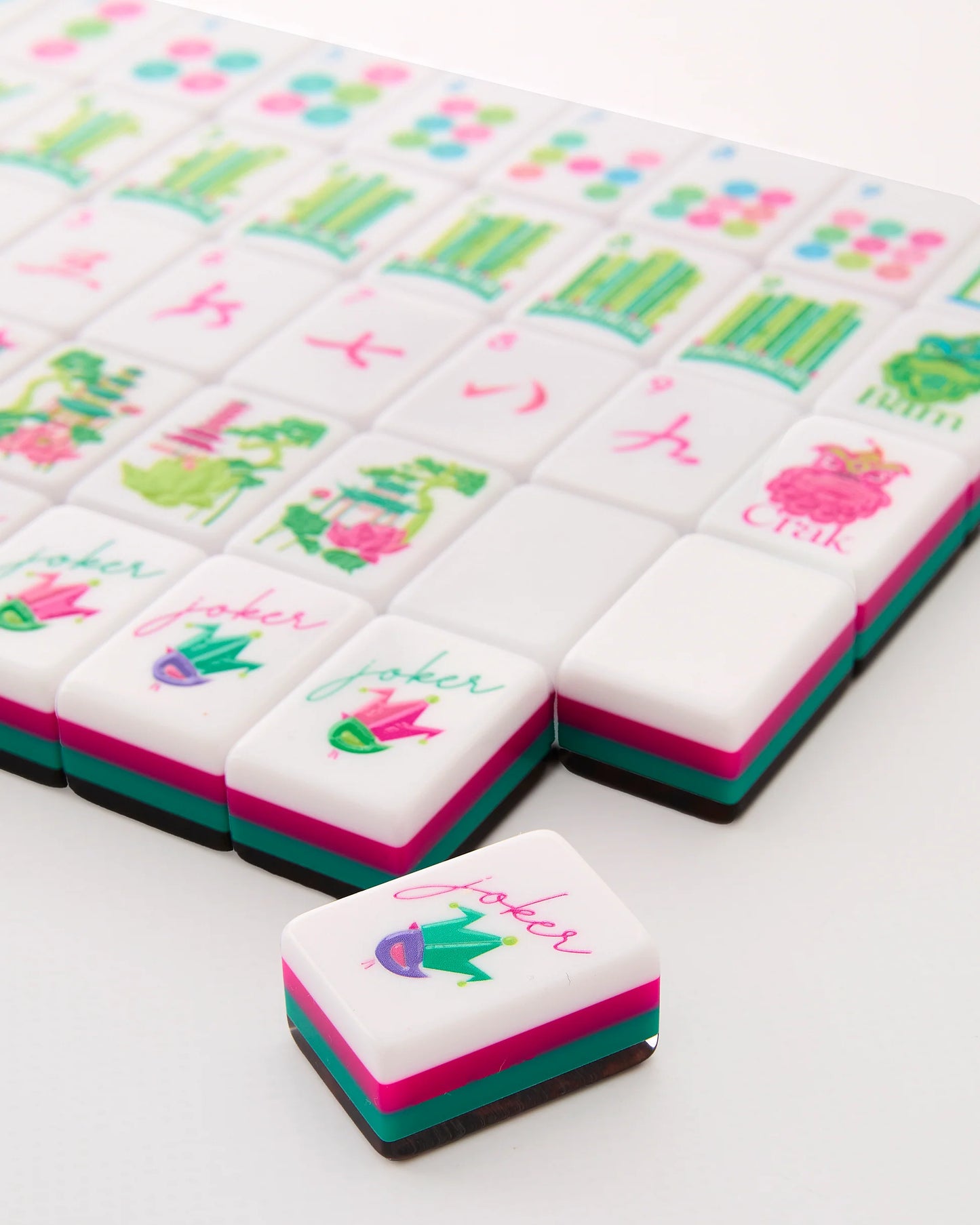 Mahjong Tile Set Glow Wild