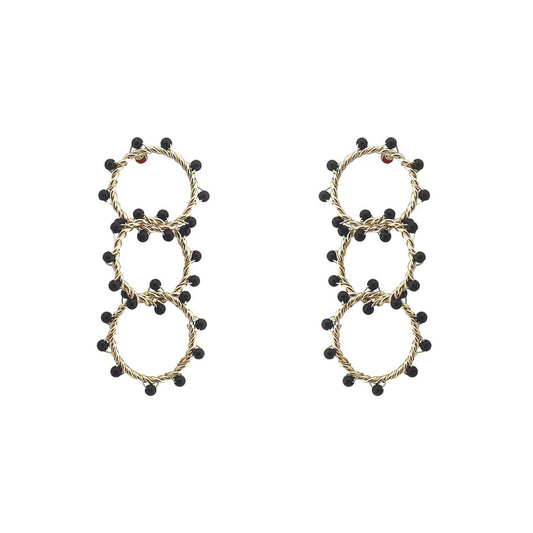 Earrings: UNA Black
