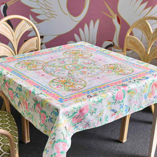 Mahjong Instructional Tablecloth Aristocrat