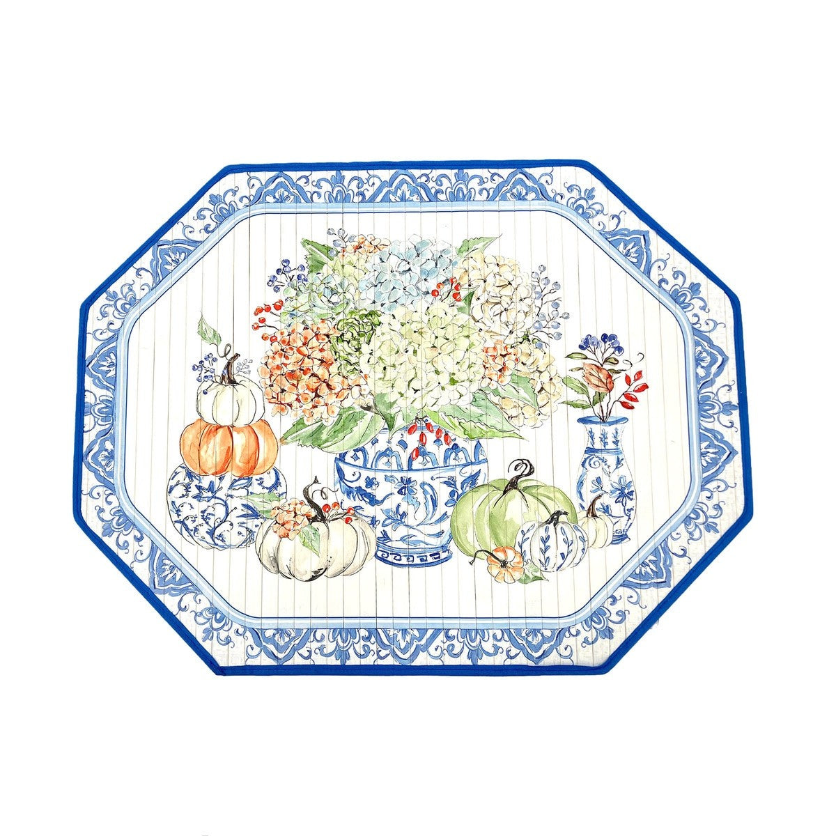 Beck's Autumn Hydrangea Bamboo Mat
