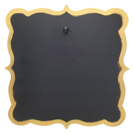Black & Gold Scallop Display Board - Small