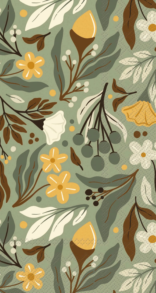 Guest Napkin, Autumn Acorn