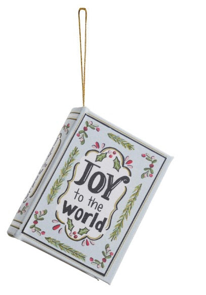 MDF & Canvas Book Ornament - 6 Styles