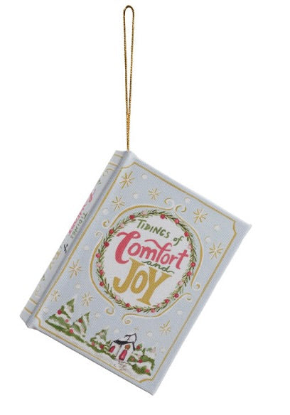 MDF & Canvas Book Ornament - 6 Styles