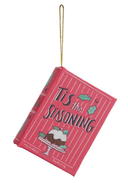 MDF & Canvas Book Ornament - 6 Styles