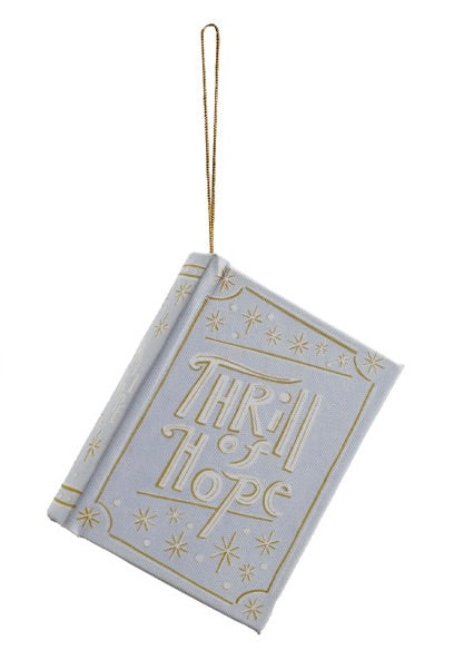 MDF & Canvas Book Ornament - 6 Styles