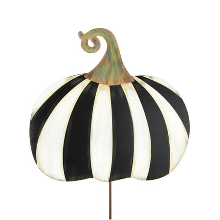 Black & White Striped Pumpkin - Short