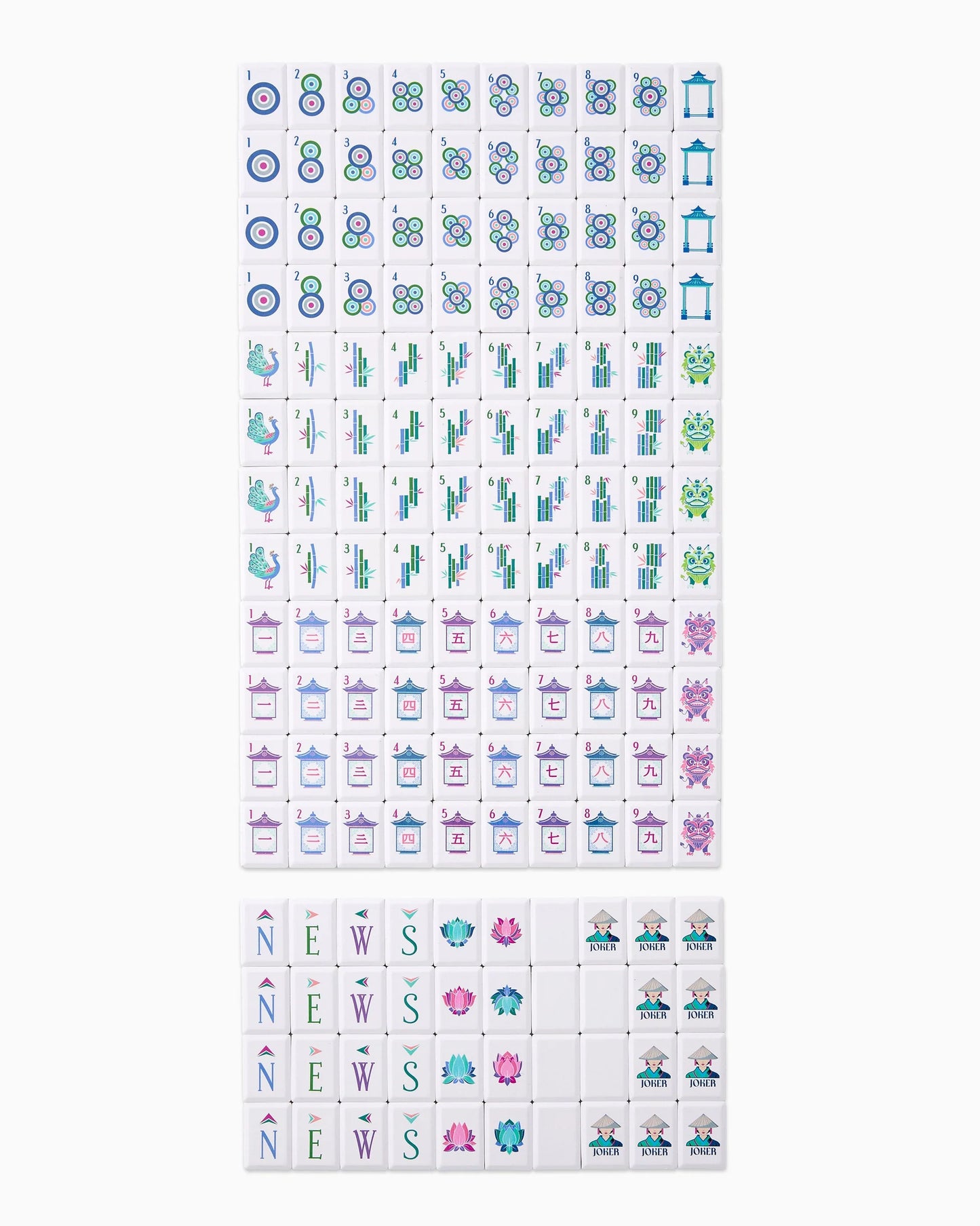 Cadet Mahjong Tile Set