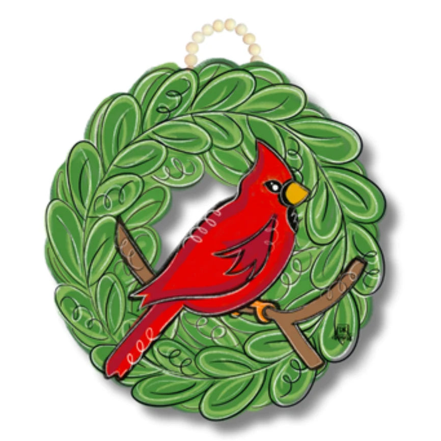 Cardinal Door Hanger