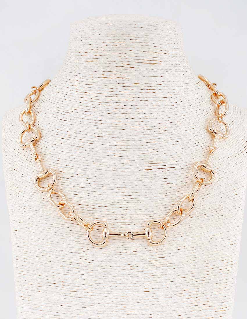 Meghan Browne Necklace: CARY Gold