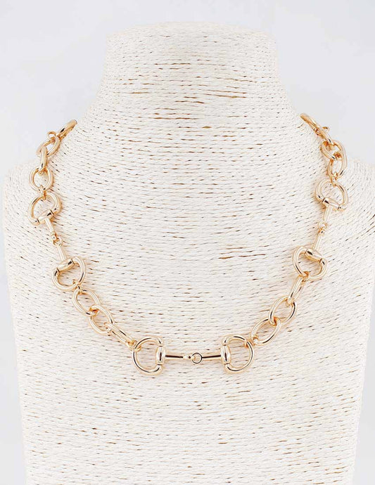 Meghan Browne Necklace: CARY Gold