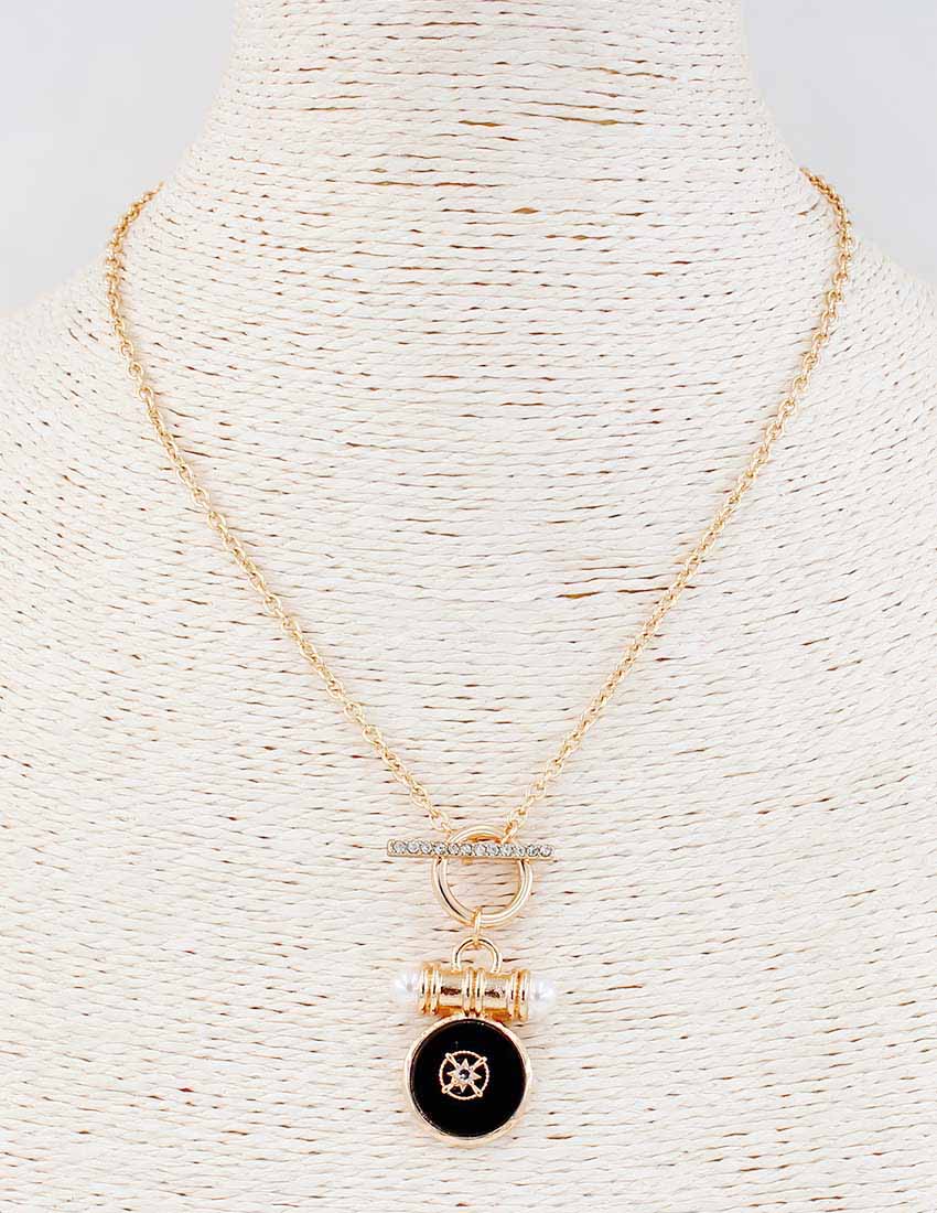 Meghan Browne Necklace: COVE Black