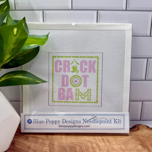 Crack Dot Bam Mahjong Needlepoint Kit
