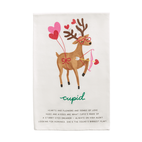 Cupid Poem Towel