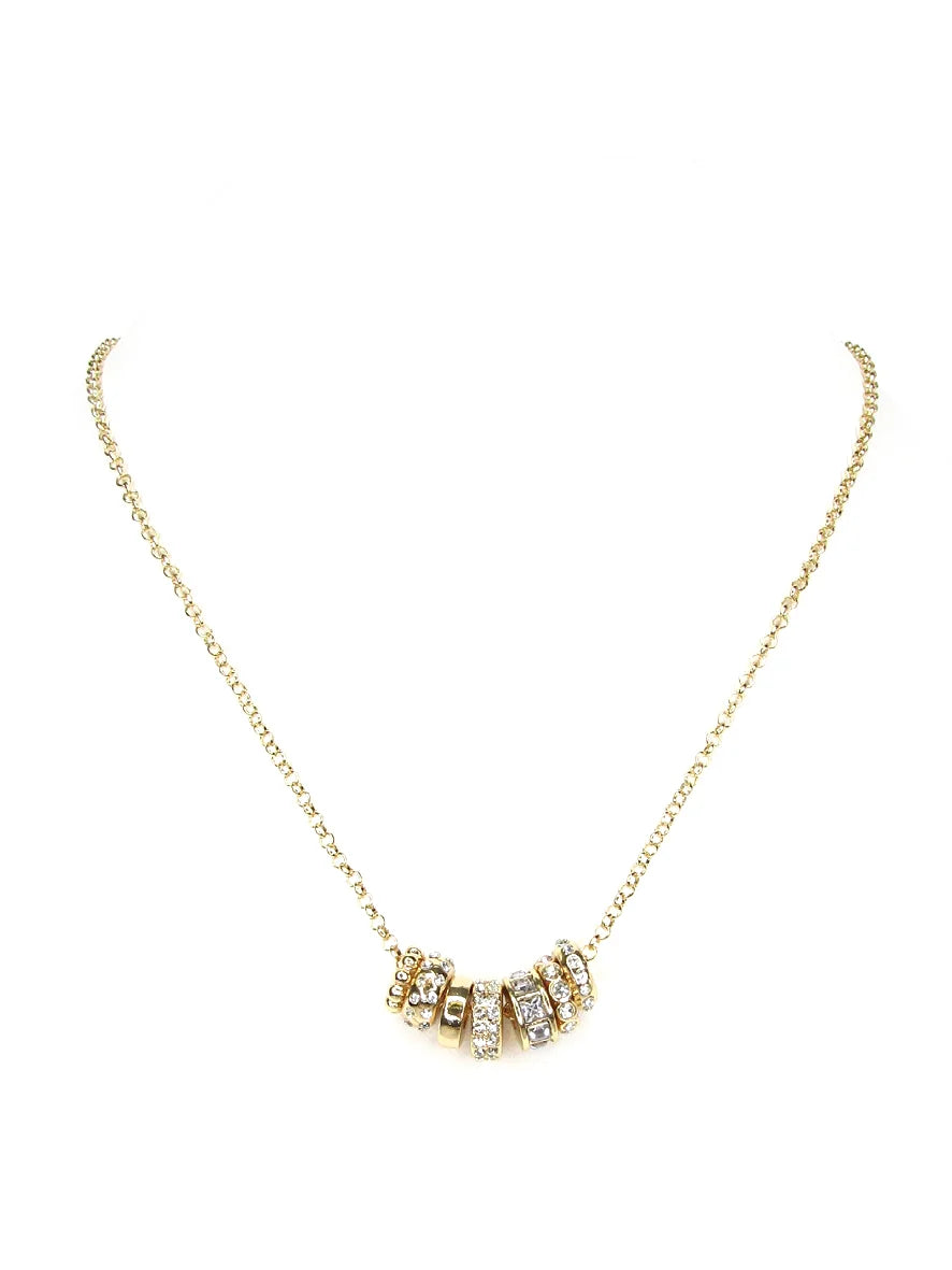 Necklace: FAR GOLD 7 Beads