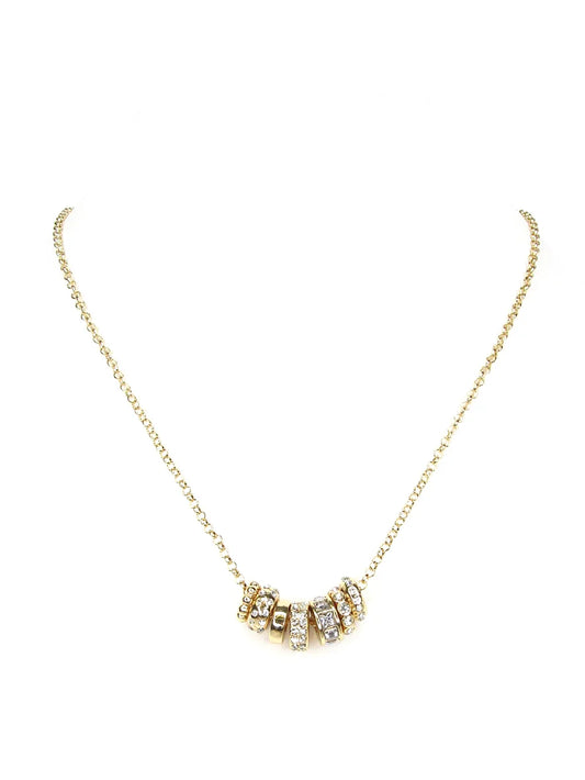 Necklace: FAR GOLD 7 Beads