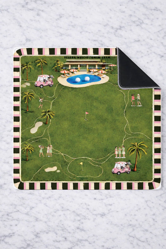 Girl Tribe Co Mahjong Mat - On the Green Golf